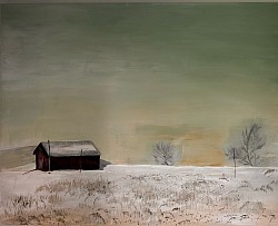 Island on an Island June 2024 120x150cm acrylic on canvas