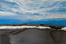 Waves September 2025 100x150cm Acrylic on canvas