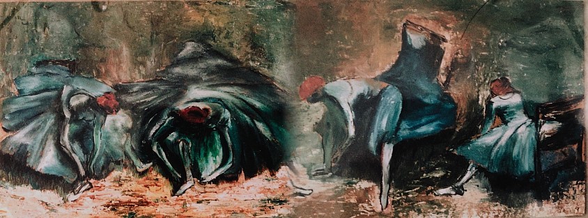 First Act Oil on board 50x120cm 2005