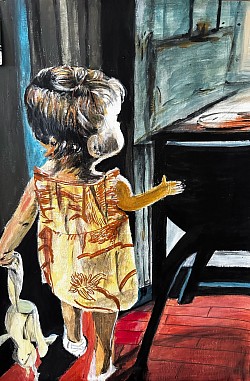 Tong Bahru August 2024 Acrylic on Canvas 40x60cm