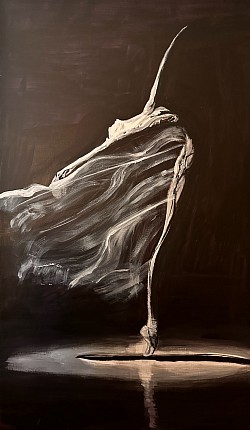 Dancer 1 June 2024 Acrylic on Canvas 130x150cm
