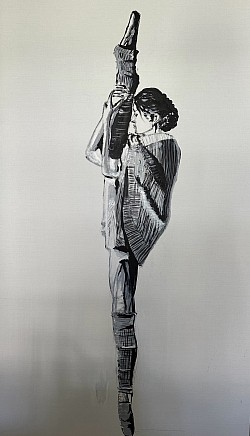 Dancer 3 June 2024 Acrylic on Canvas 120x150cm