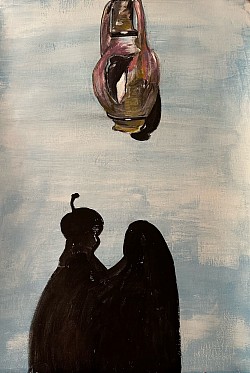 Reservoir of time November 2024 Acrylic on Canvas 60x80cm