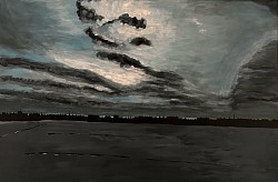 Huangpu River june 2024 Acrylic on Canvas 90x120cm