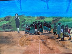 Amazing Maasai ultra Marathon 2009 June 2024 Acrylic on Canvas 40x60cm